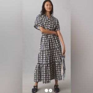 By Anthropologie Somerset Shirt Dress Size L NWT